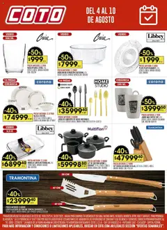 Vista previa del folleto de la tienda Coto válido desde el 04/08/2025 