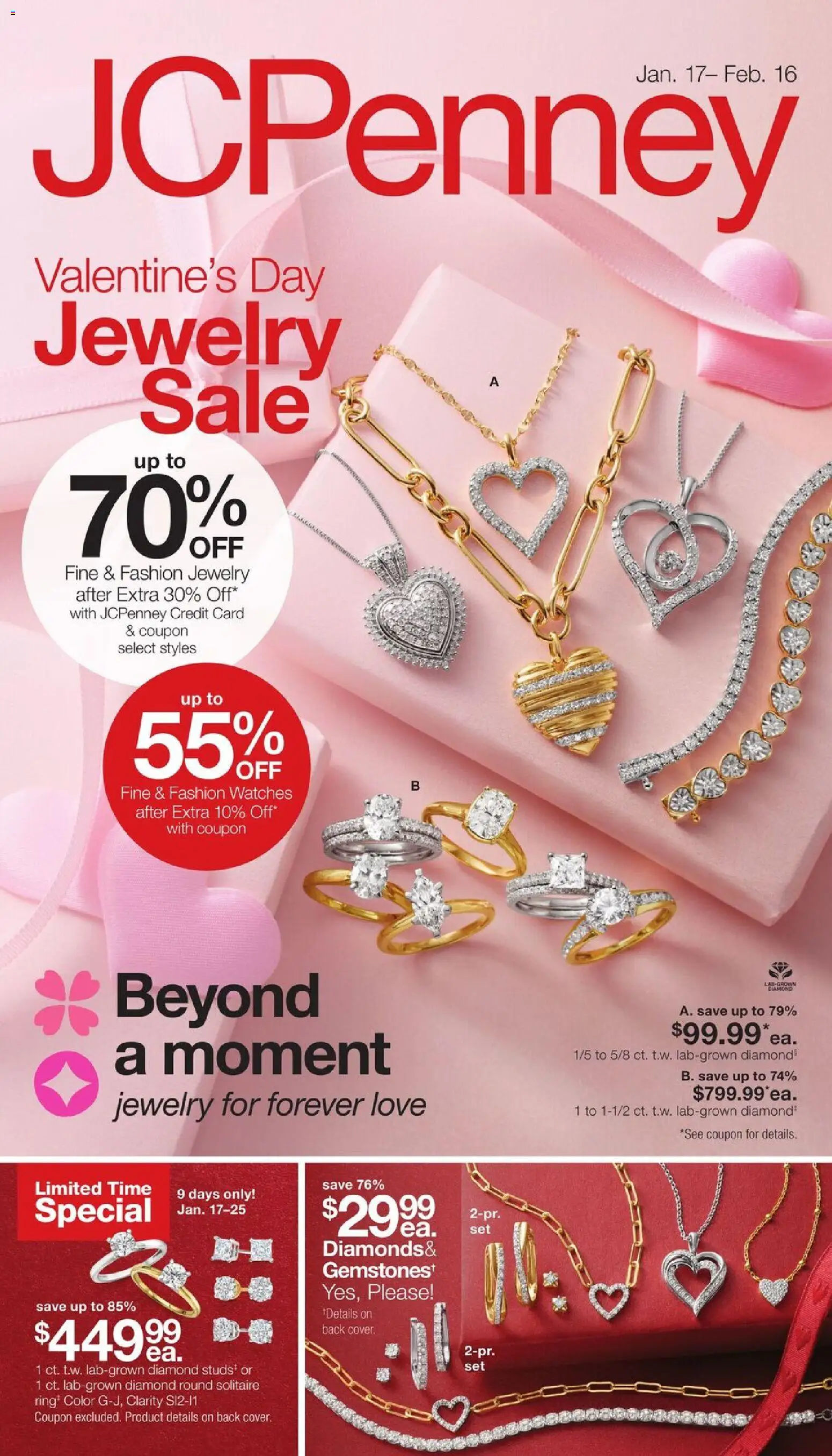 Ad Preview of JCPenney Valentine’s Day Jewelry Sale from 01/17/2026 - Watches