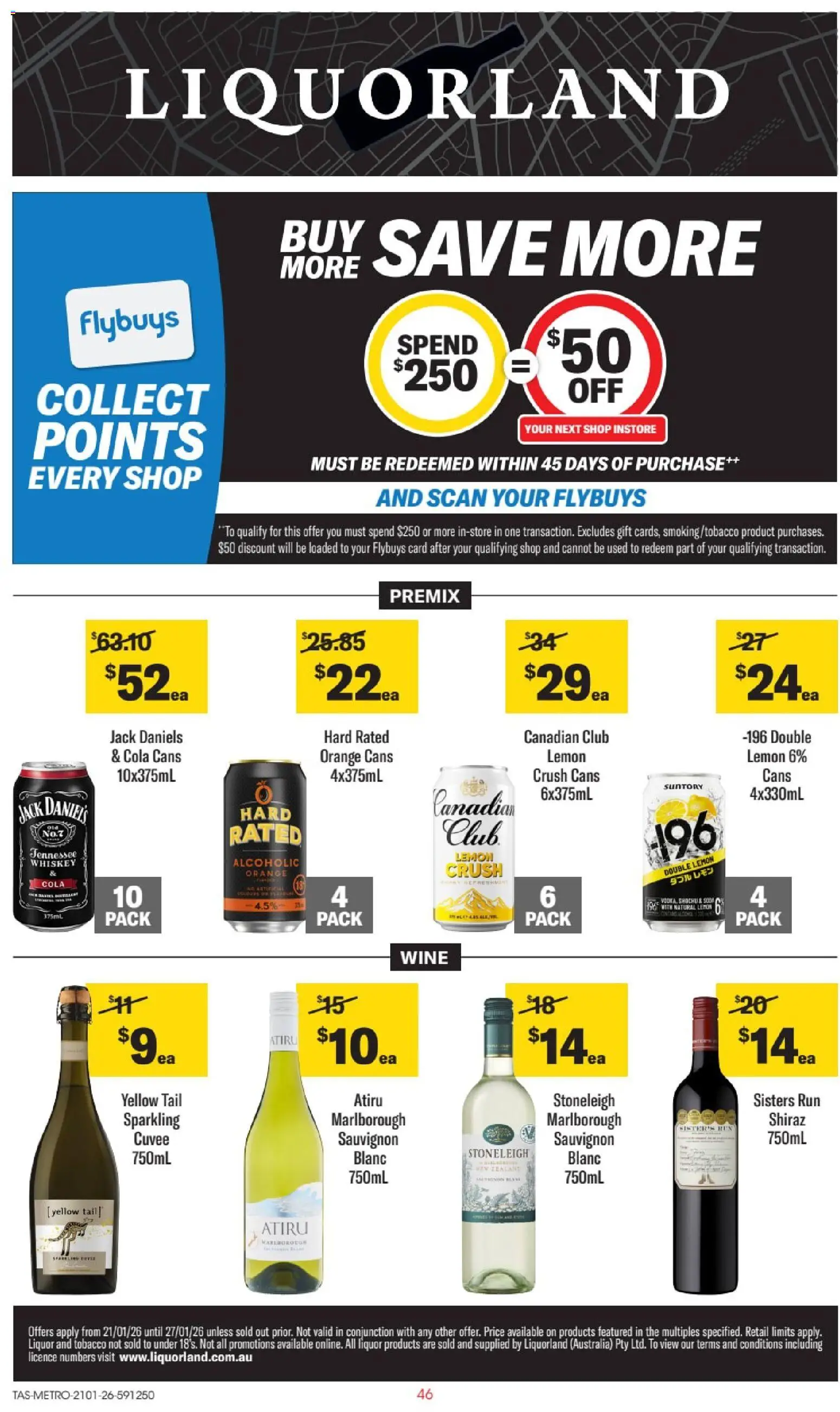 Preview of catalogue Catalogue TAS from shop Liquorland valid 21/01/2026