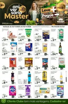 Pré-Visualização do folheto "Ofertas da semana" da loja Master válido a partir de 03/11/2025 | Página: 1