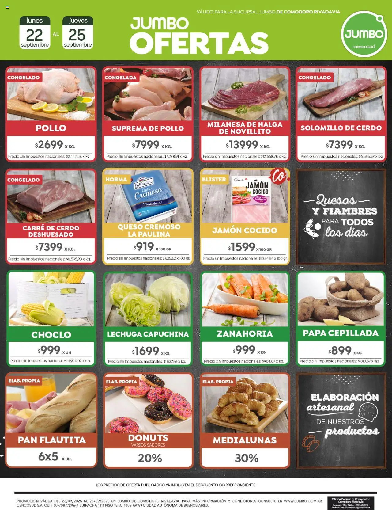 Jumbo Ofertas | Comodoro del 22/09/2025 >> Catálogo