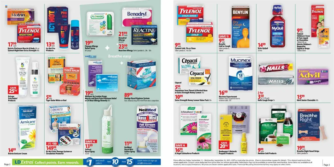 London Drugs flyer valid from Sep 12, 2025 - page number 1