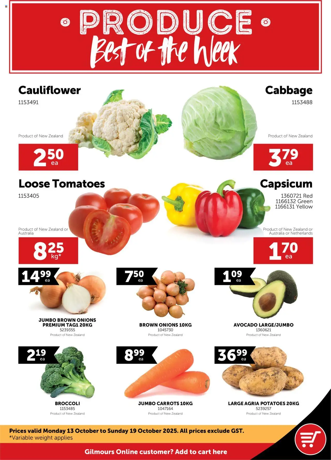 Catalogue Gilmours catalogue valid from 13 Oct 2025 - page 1