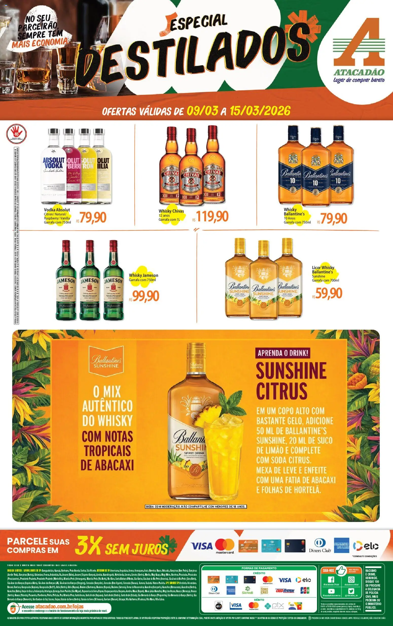 Pré-Visualização do folheto "Atacadão ofertas - SP" da loja Atacadão válido a partir de 09/03/2026