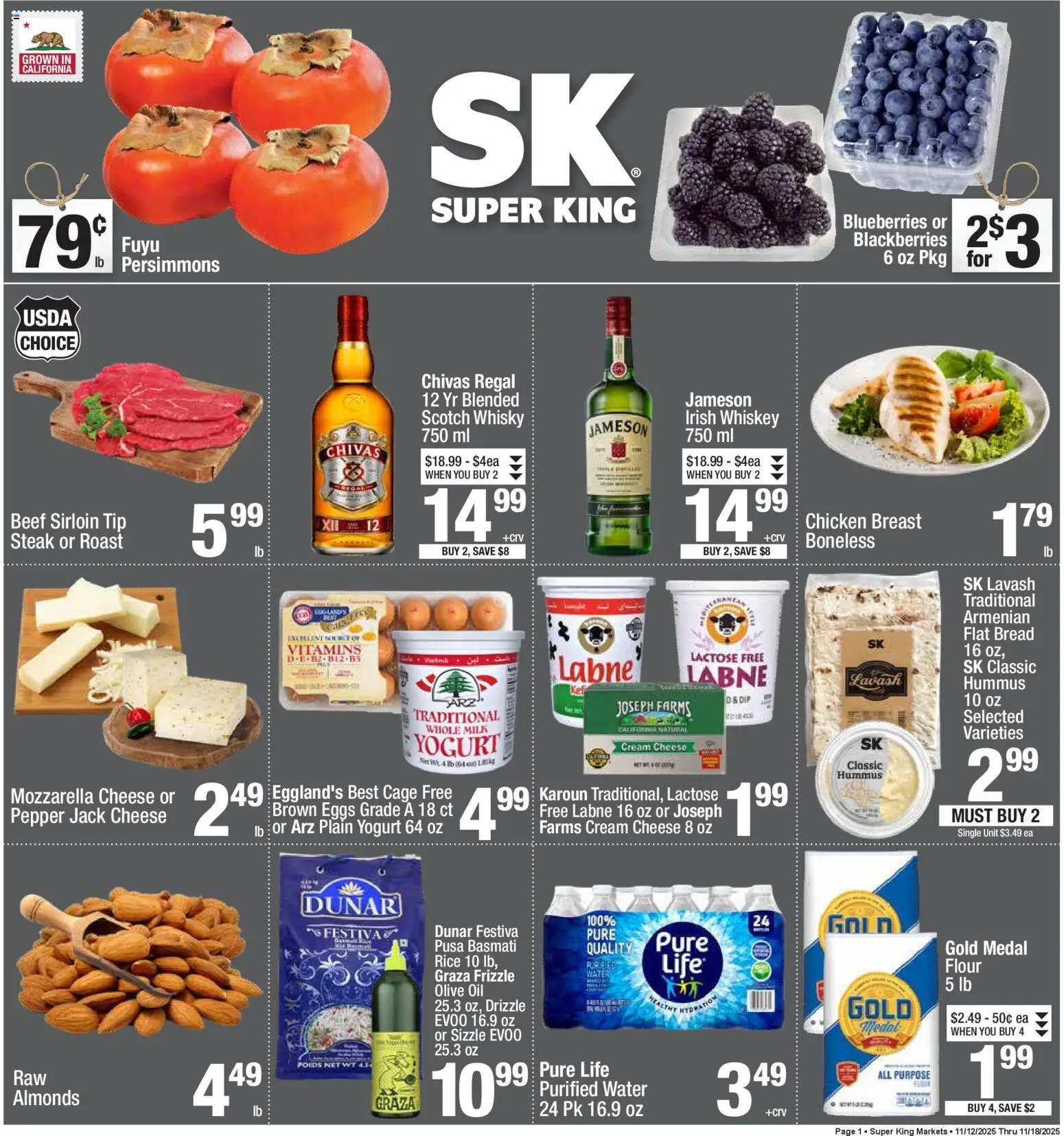 Ad Preview of Super King Weekly Ad from 11/12/2025