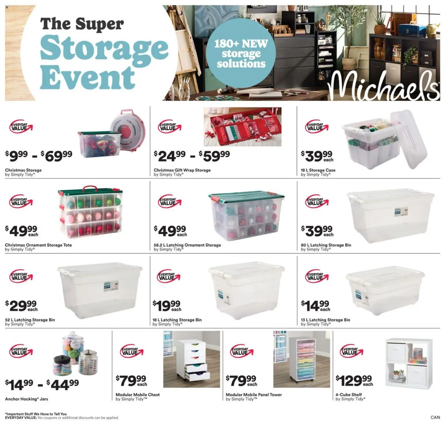 Preview of leaflet Weekly flyer / circulaire from shop Michaels is valid from Jan 09, 2026