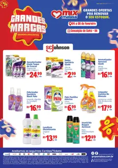 Pré-Visualização do folheto "Ofertas Grandes Marcas – SC Johnson" da loja Mateus válido a partir de 04/02/2026