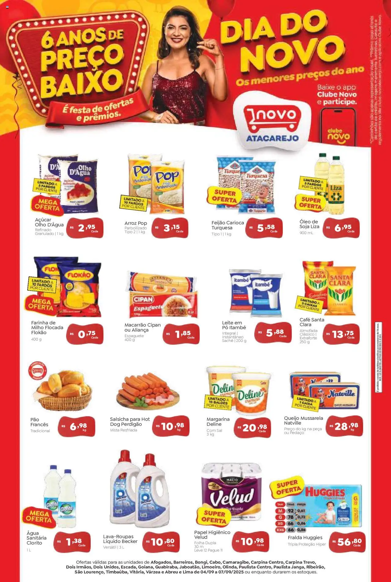 Novo Atacarejo folheto "Ofertas da semana" válido a partir de 04/09/2025 - número de página 1
