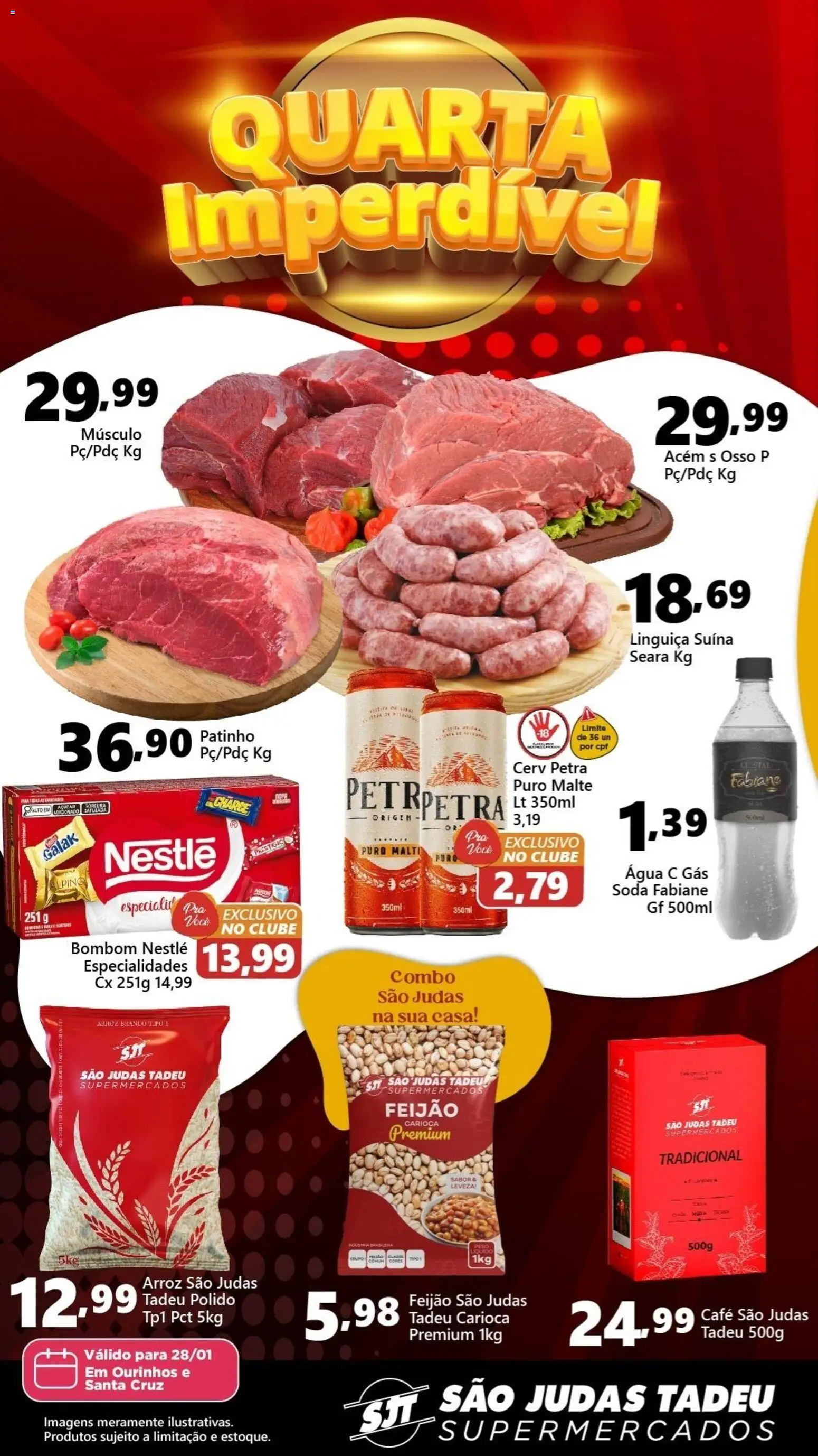 Pré-Visualização do folheto "Ofertas da semana" da loja São Judas Tadeu válido a partir de 28/01/2026