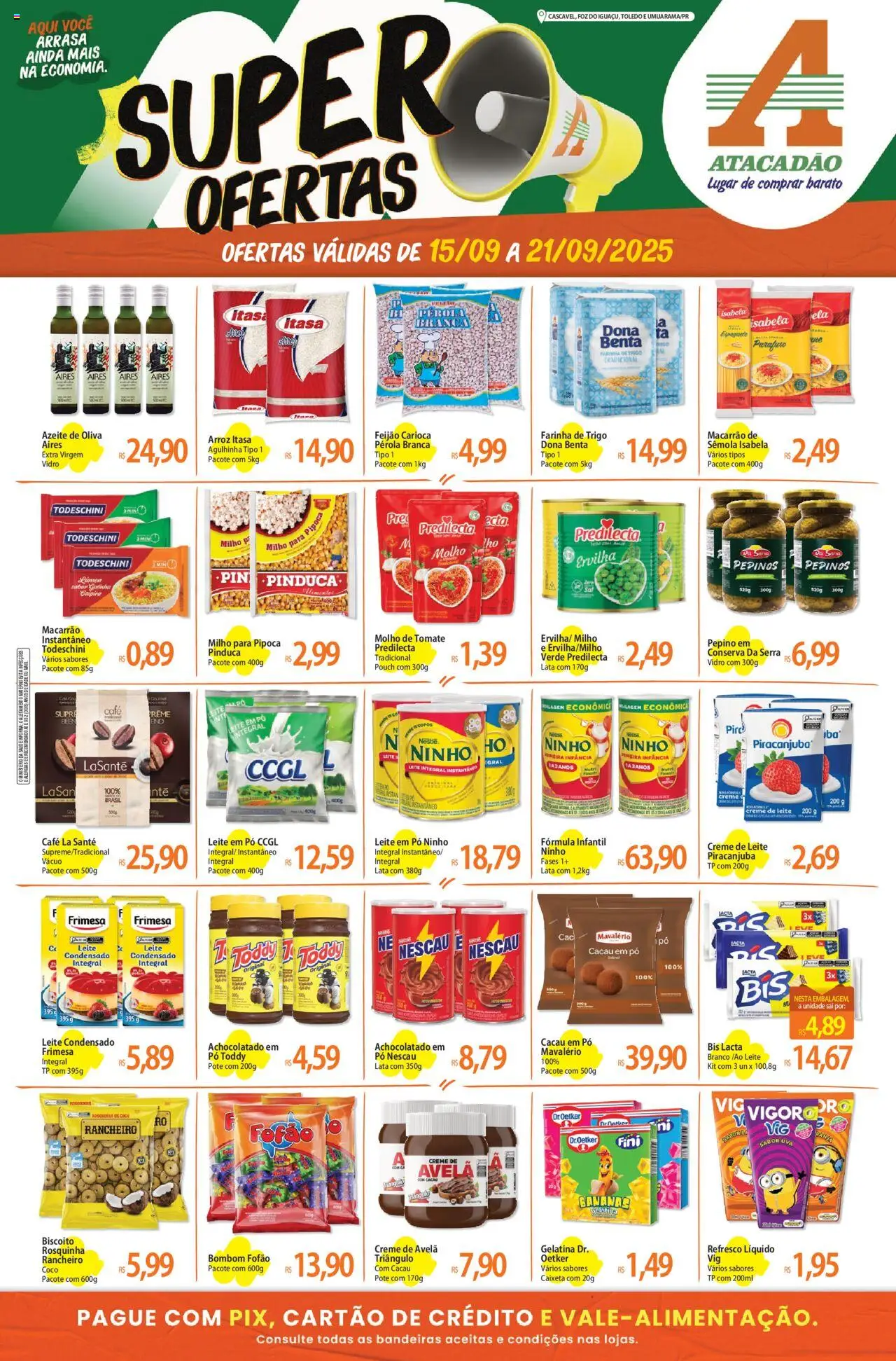 Atacadão folheto "Ofertas - PR" válido a partir de 15/09/2025 - número de página 1