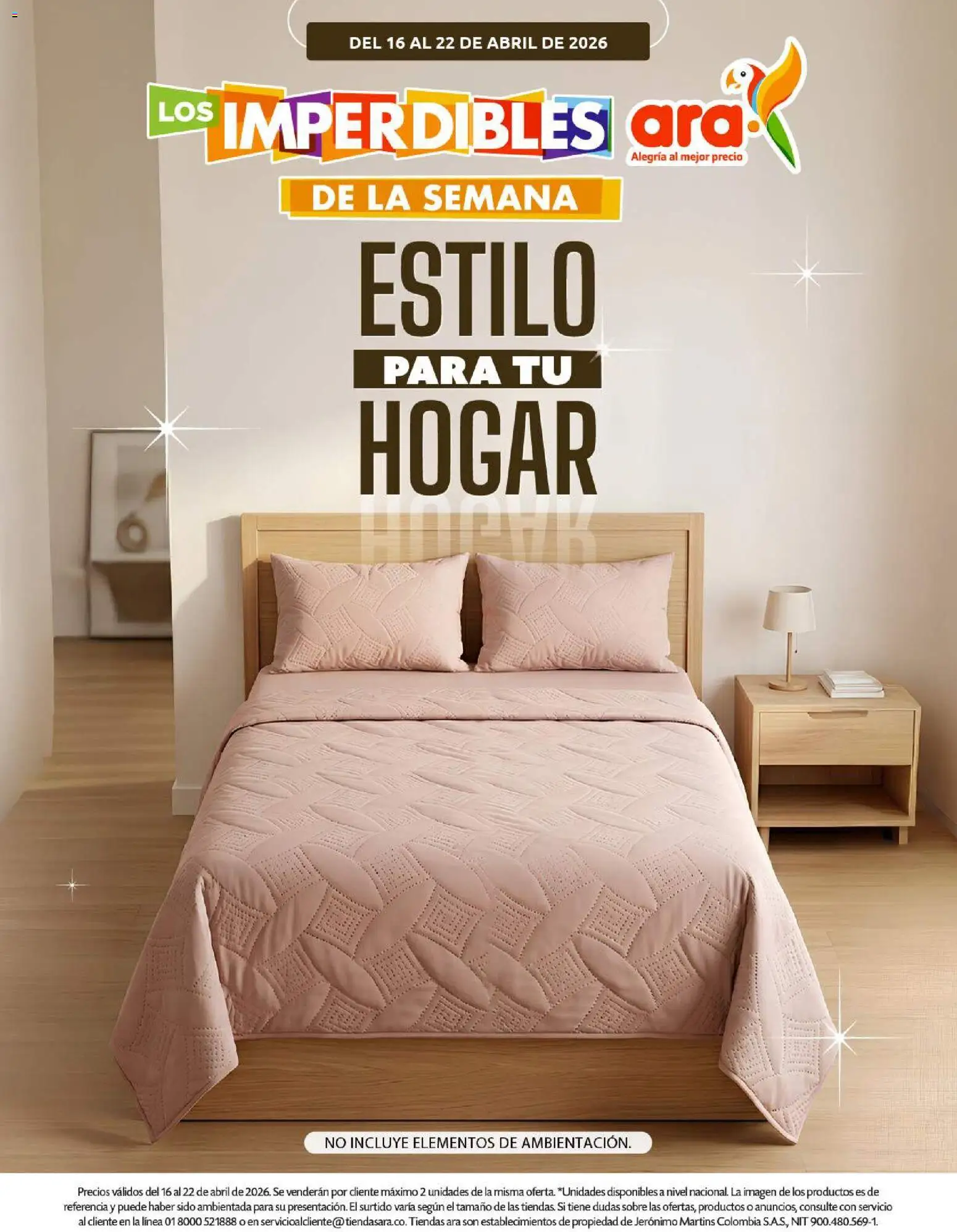  Vista previa del prospecto Ara catálogo - estilo para tu hogar del almacen Ara válida del 16/04/2026 al 22/04/2026