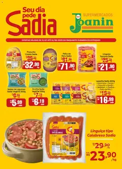 Pré-Visualização do folheto "Ofertas BRF" da loja Supermercados Joanin válido a partir de 31/07/2025
