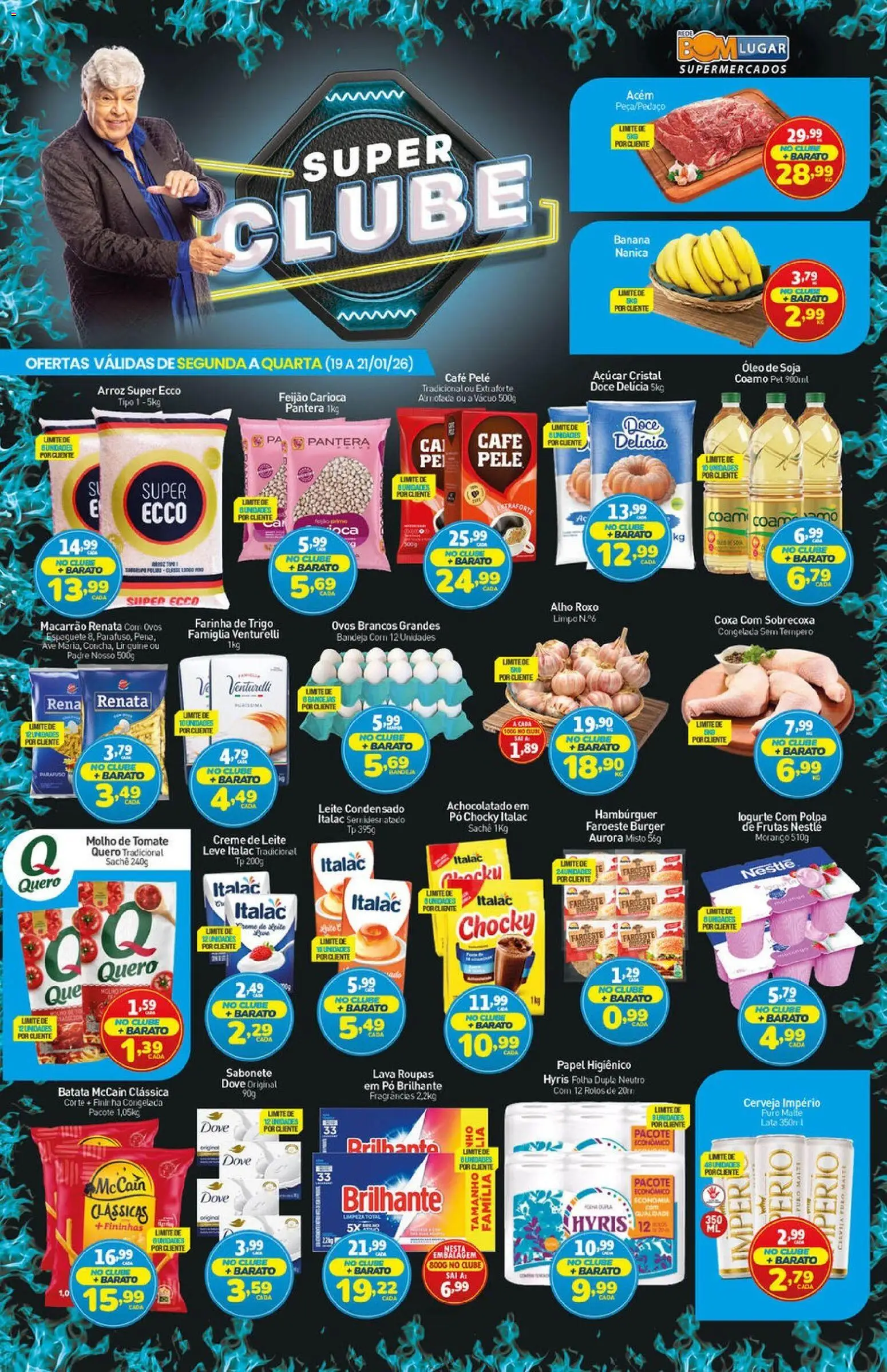 Pré-Visualização do folheto "Ofertas da semana" da loja Rede Bom Lugar válido a partir de 19/01/2026