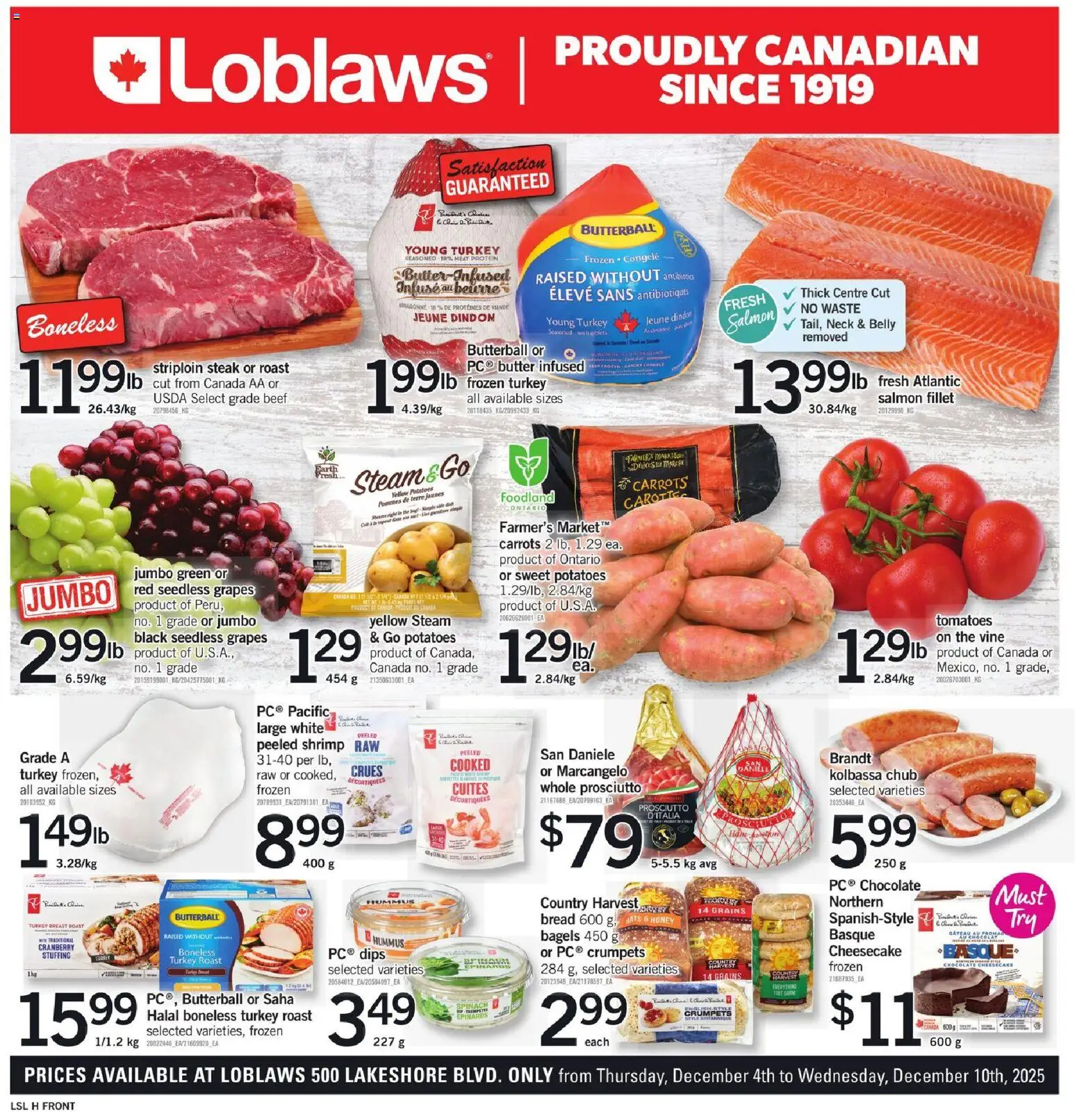 Preview of leaflet Weekly Flyer - ON from shop Loblaws is valid from Dec 04, 2025