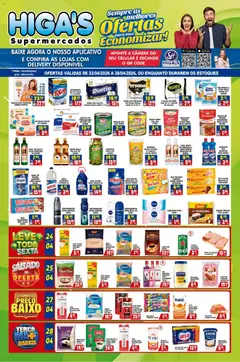 Pré-Visualização do folheto "Higa's Supermercado - Ofertas da semana" da loja Higa's Supermercado válido a partir de 22/04/2026