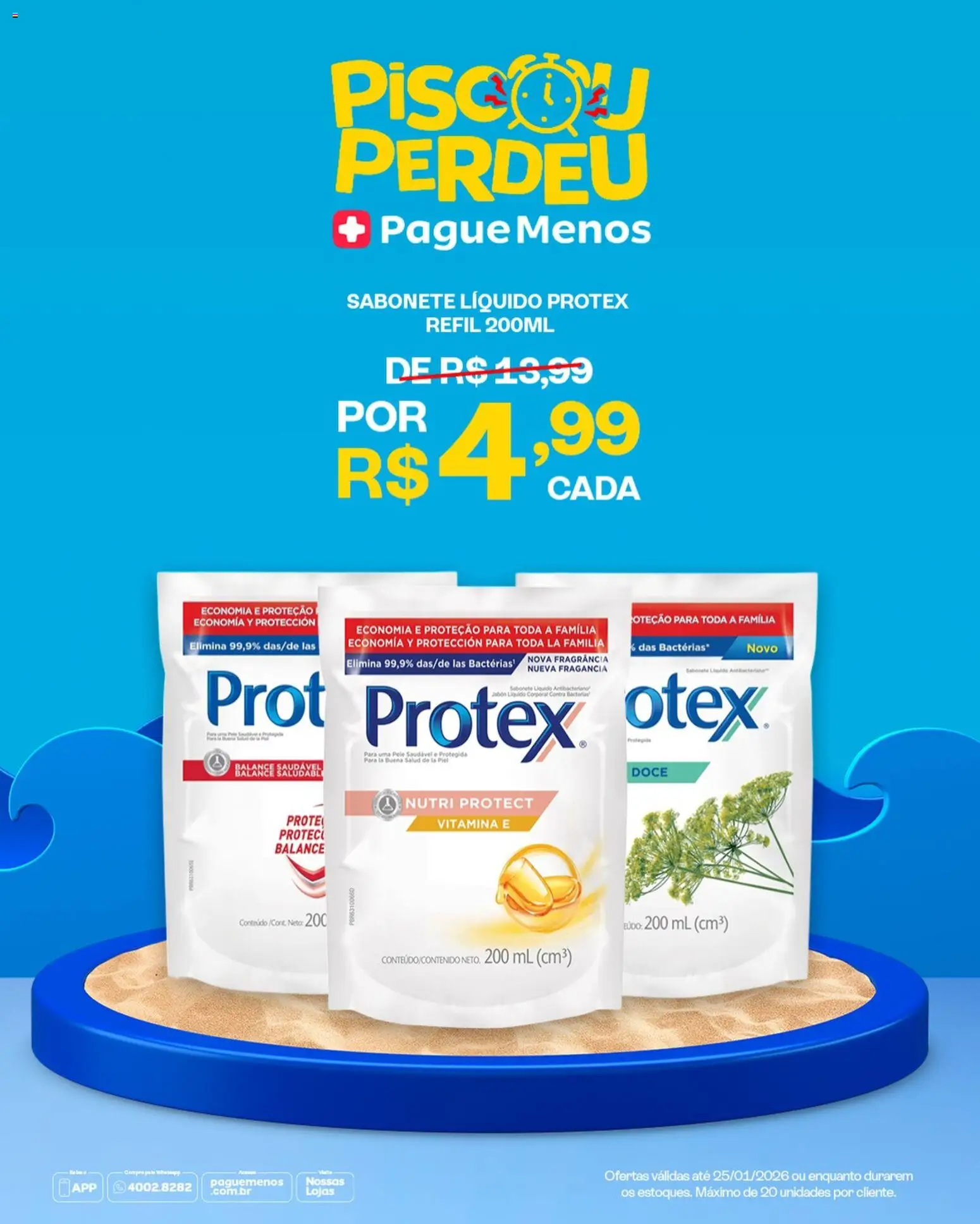 Pré-Visualização do folheto "Catálogo atual" da loja Pague Menos válido a partir de 19/01/2026