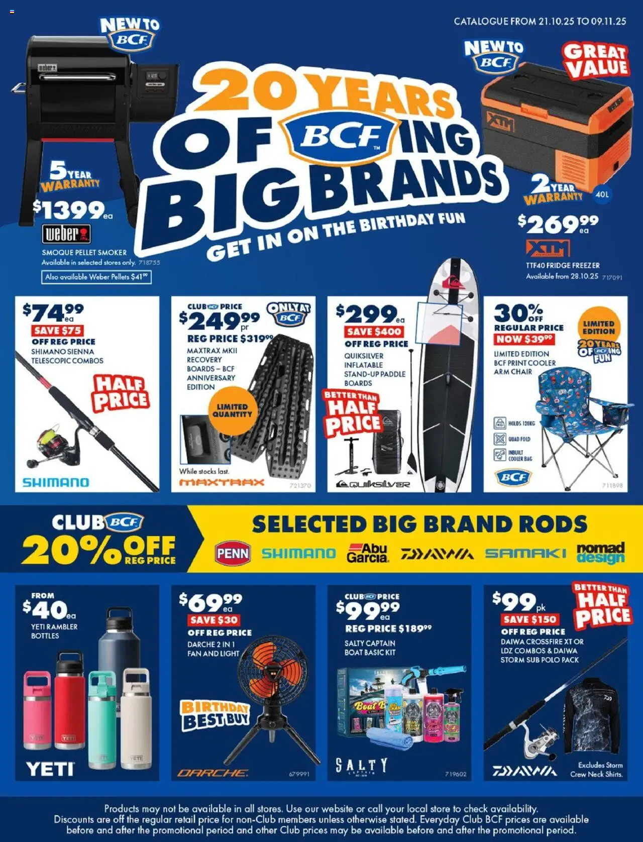 BCF catalogue valid from 21/10/2025 - page 1