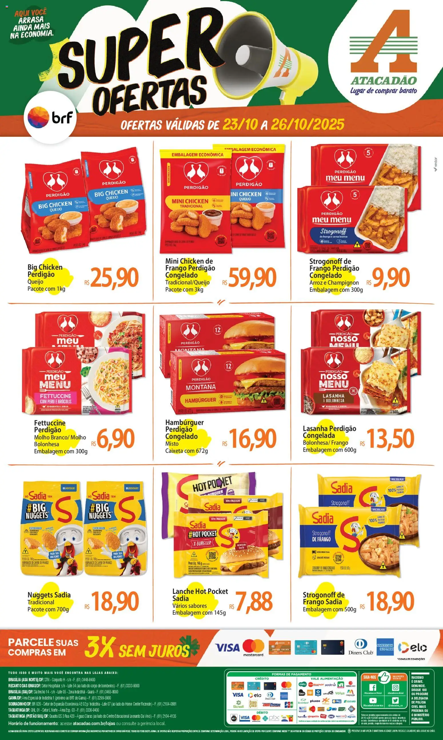 Atacadão folheto "Ofertas - DF" válido a partir de 23/10/2025 - número de página 1