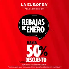 Vista previa las ofertas de la tienda La Europea - Catálogo Rebajas de Enero desde el 09/01/2026 
