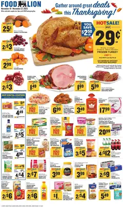 Ad Preview of Food Lion Weekly Ad from 11/19/2025