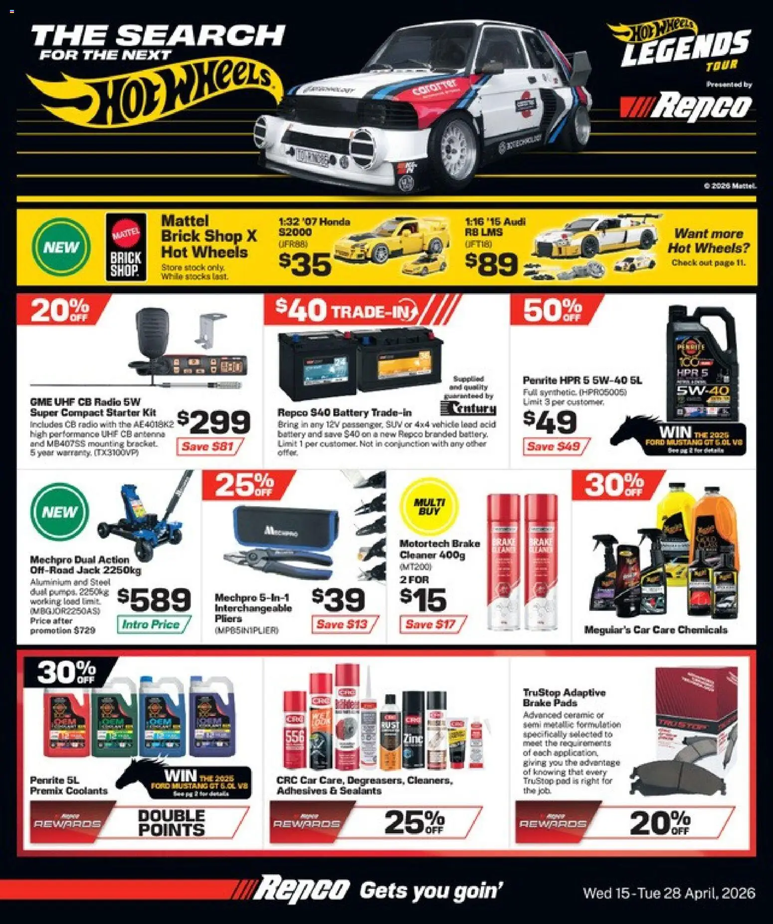 Preview of catalogue Repco catalogue from shop Repco valid 15 Apr 2026