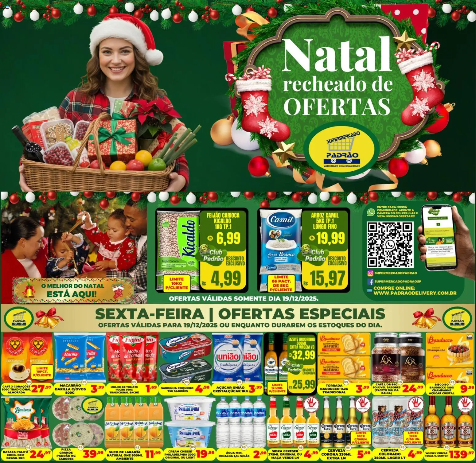 Pré-Visualização do folheto "Ofertas Especiais" da loja Supermercado Padrão válido a partir de 19/12/2025