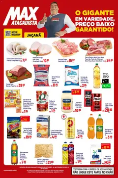 Pré-Visualização do folheto "Ofertas Fim de Semana" da loja Max Atacadista válido a partir de 23/01/2026