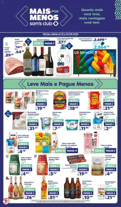 Pré-Visualização do folheto "Ofertas Mais Por Menos" da loja Sam's Club válido a partir de 18/09/2025