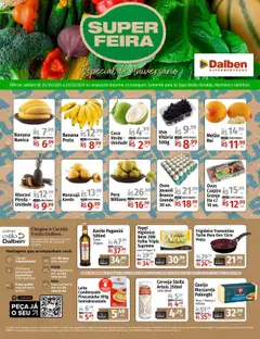 Pré-Visualização do folheto "Ofertas Super Feira" da loja Supermercado Dalben válido a partir de 20/10/2025