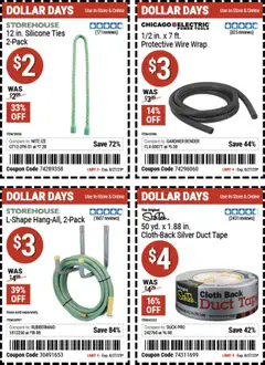 Ad Preview of Harbor Freight Dollar Days from 08/14/2025