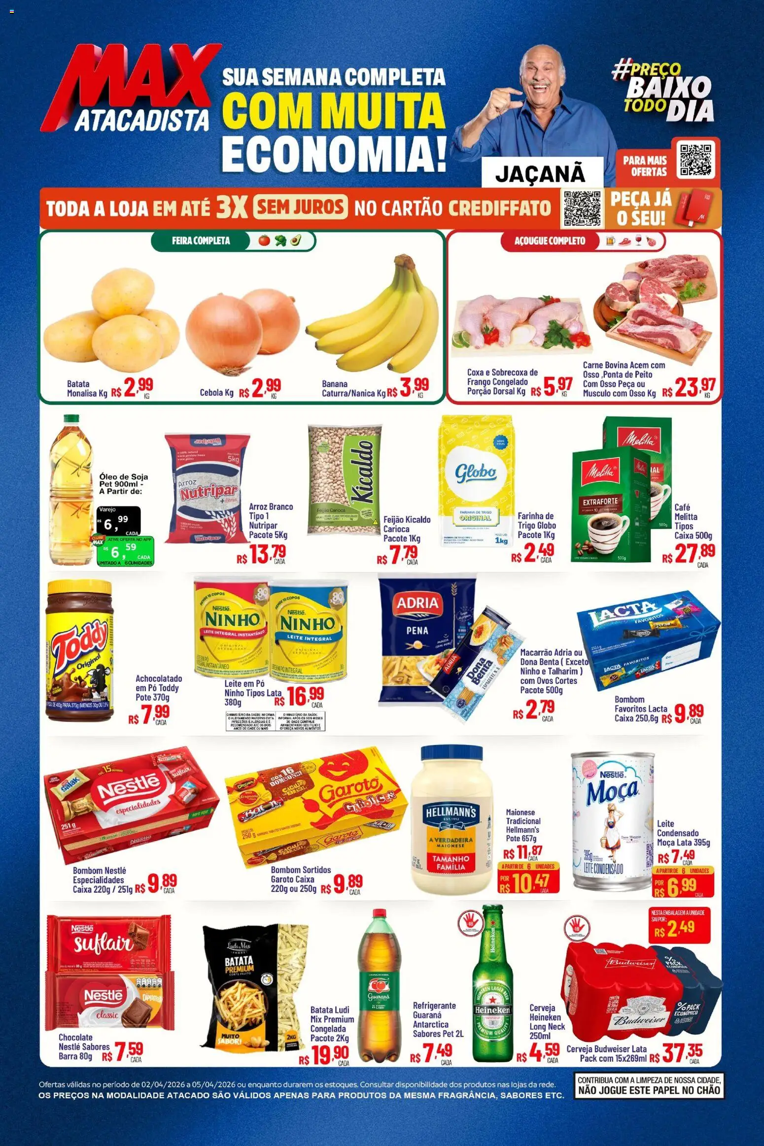 Pré-Visualização do folheto "Max Atacadista - Ofertas da semana" da loja Max Atacadista válido a partir de 02/04/2026