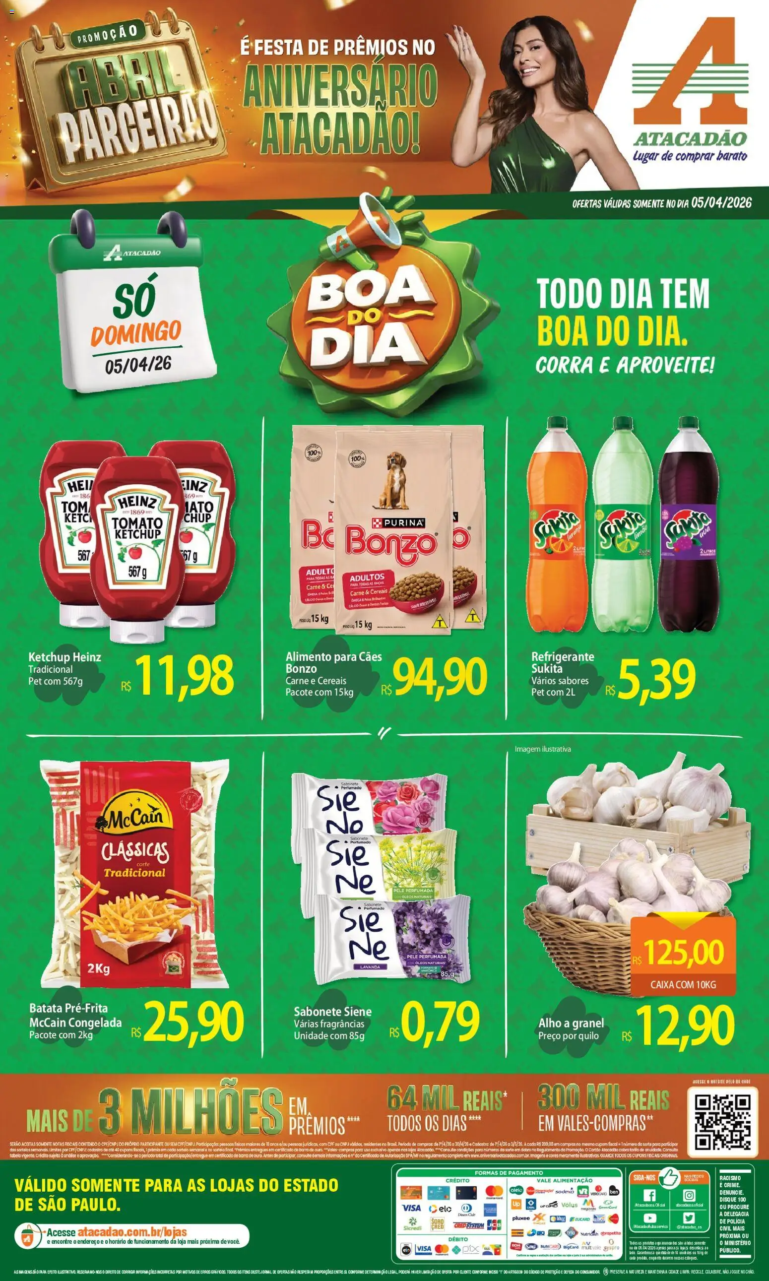Pré-Visualização do folheto "Atacadão ofertas - SP" da loja Atacadão válido a partir de 05/04/2026