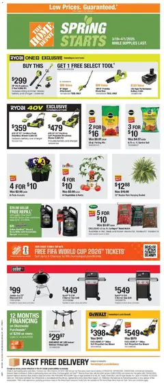 Ad Preview of Home Depot Home Depot Local Ad - NC from 03/19/2026