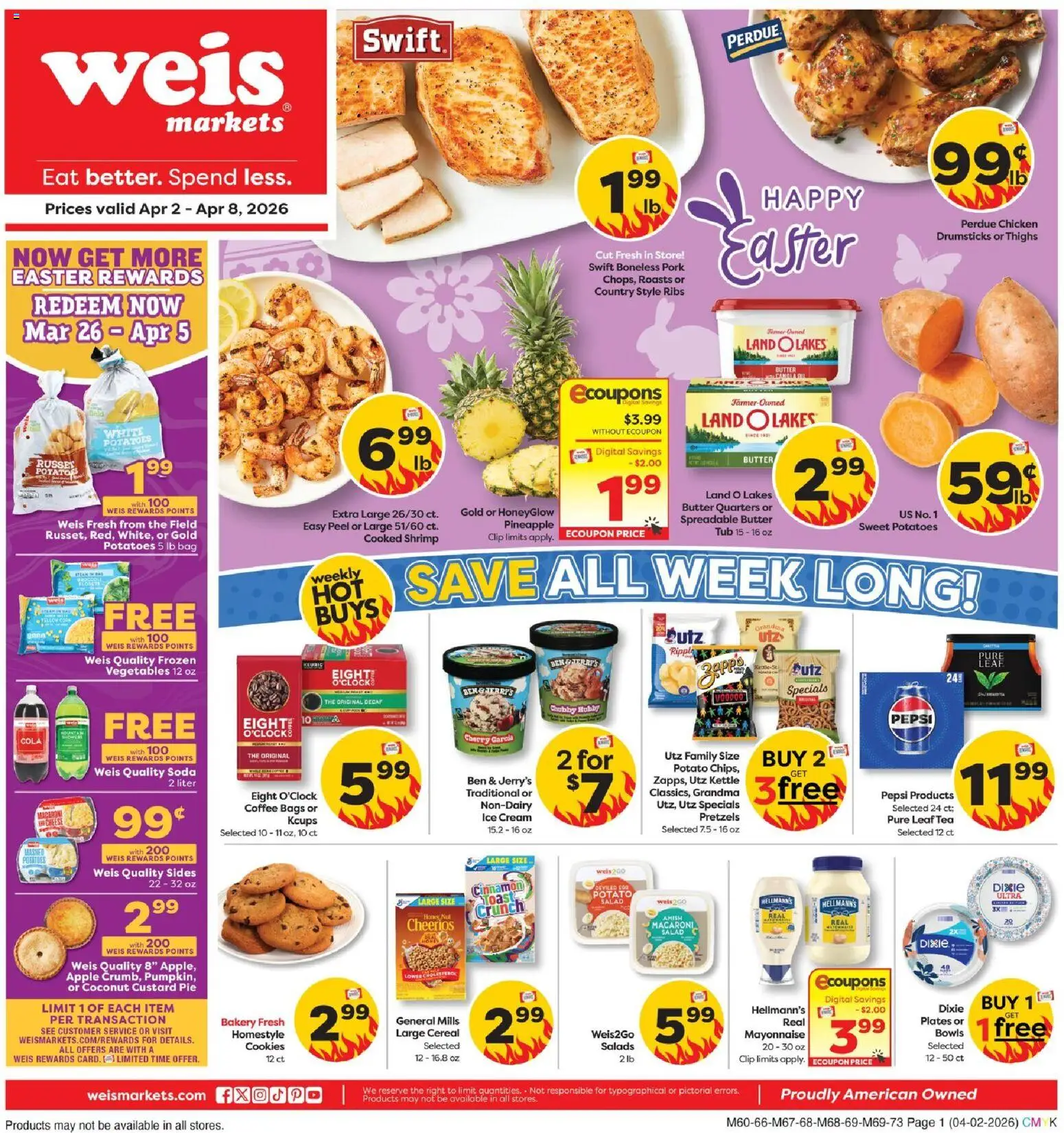 Ad Preview of Weis Weis Weekly Ad from 04/02/2026