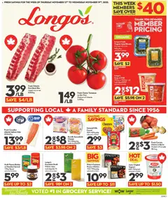 Preview of leaflet Weekly flyer / circulaire from shop Longo's is valid from Nov 13, 2025