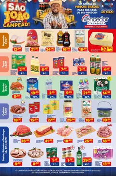 Pré-Visualização do folheto "Ofertas da semana" da loja Vencedor Atacadista válido a partir de 14/07/2025