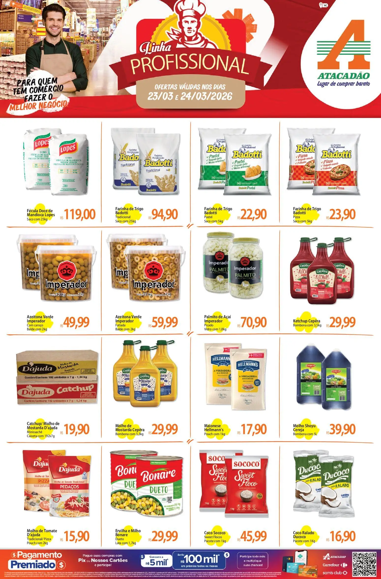 Pré-Visualização do folheto "Atacadão ofertas - AC" da loja Atacadão válido a partir de 23/03/2026