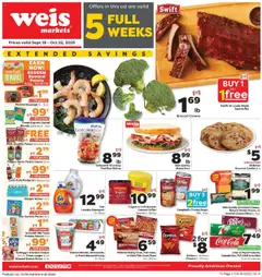 Ad Preview of Weis Monthly Ad from 09/18/2025