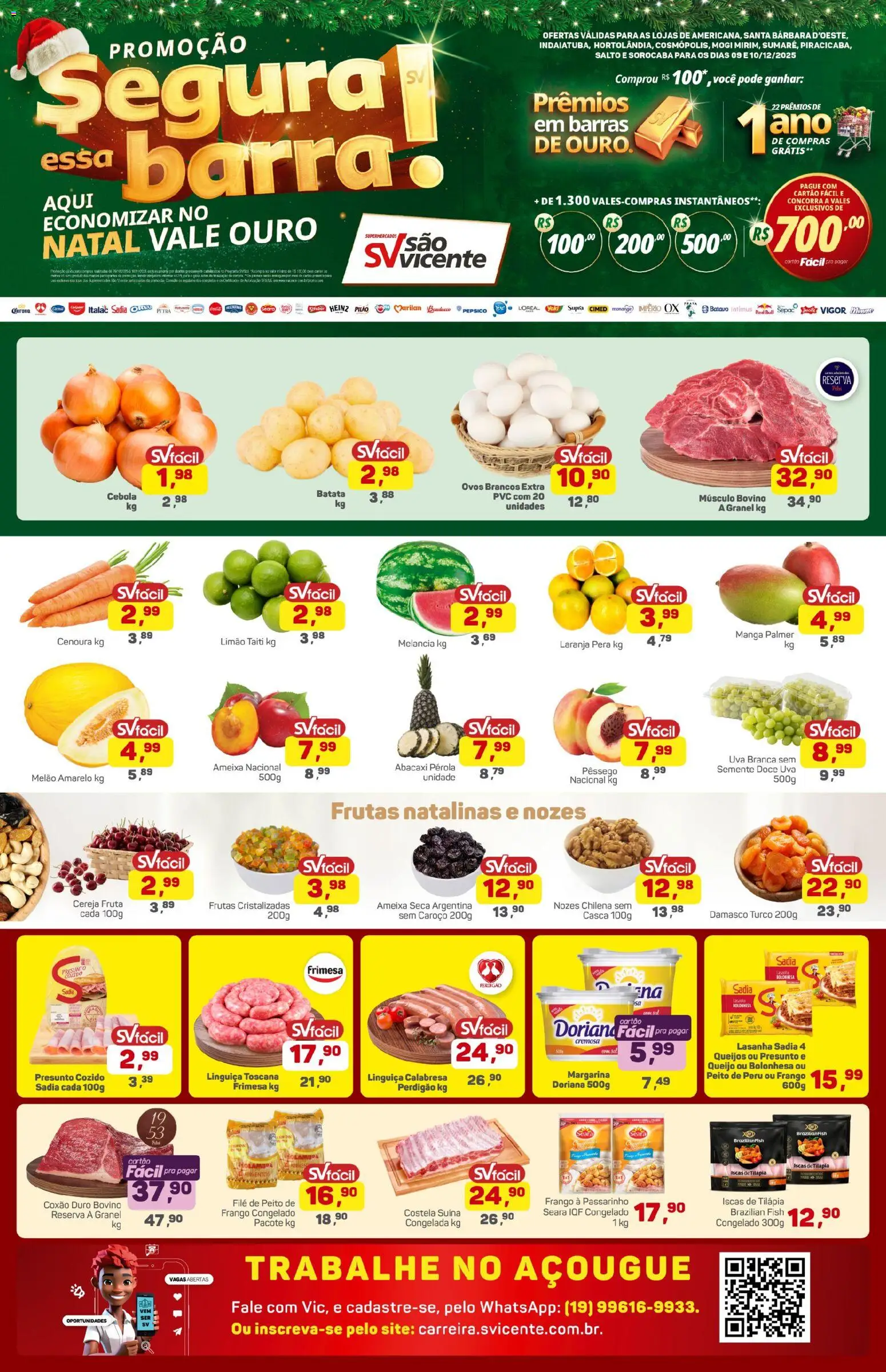 Pré-Visualização do folheto "Ofertas da semana" da loja Supermercados São Vicente válido a partir de 09/12/2025