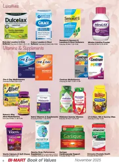 Ad Preview of Bi-Mart November Health & Beauty Book of Values from 11/01/2025 | Page: 6
