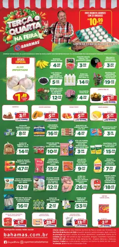 Pré-Visualização do folheto "Ofertas Terça e Quarta na Feira" da loja Bahamas Supermercados válido a partir de 14/10/2025
