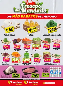 Vista previa las ofertas de la tienda Soriana - Soriana Frescos del Mandado Mercado: Saltillo y Torreón desde el 17/03/2026 