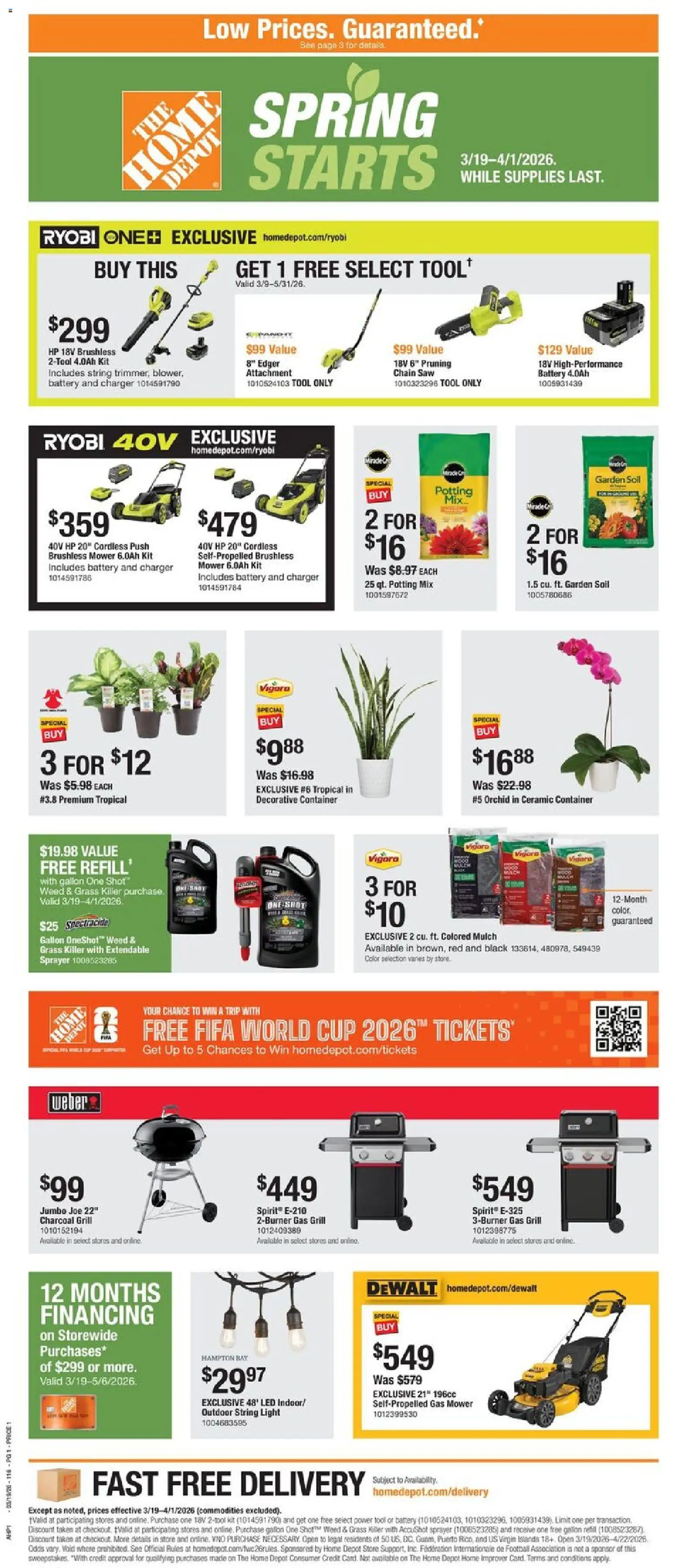 Ad Preview of Home Depot Home Depot Local Ad - NY from 03/19/2026