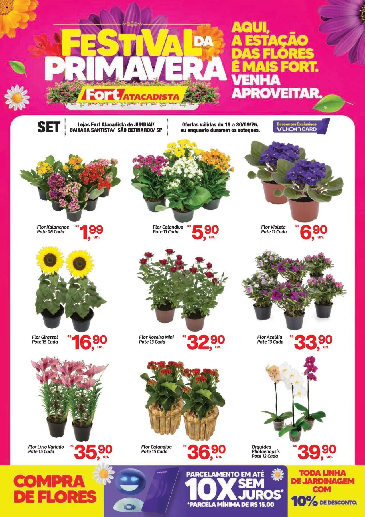 Fort Atacadista folheto "Ofertas Festival da Primavera" válido a partir de 19/09/2025 - número de página 1