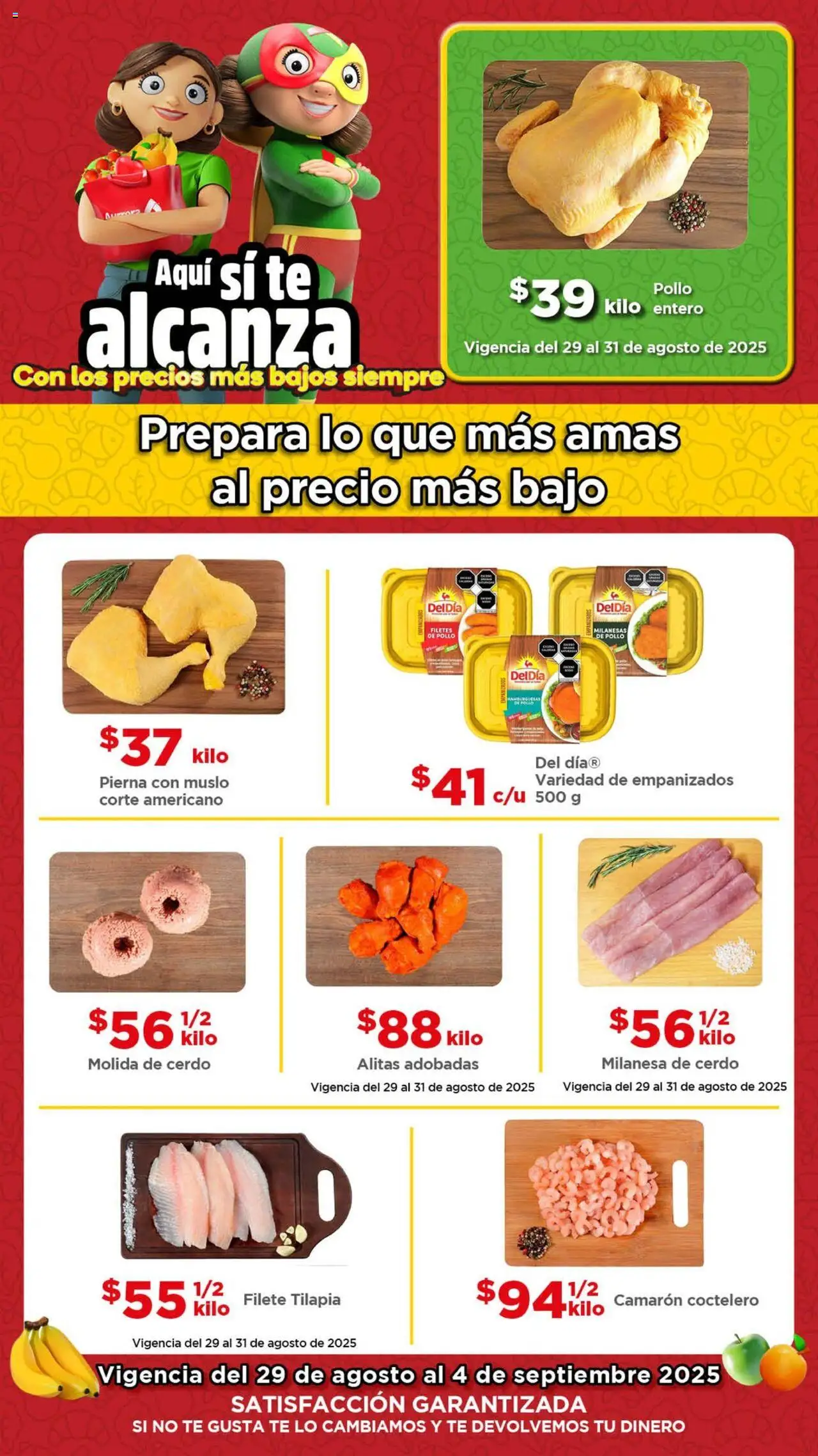 Folleto Precio más Bajo Bodega Aurrerá y sus promociones válidas desde el 29/08/2025 - Número de página 1