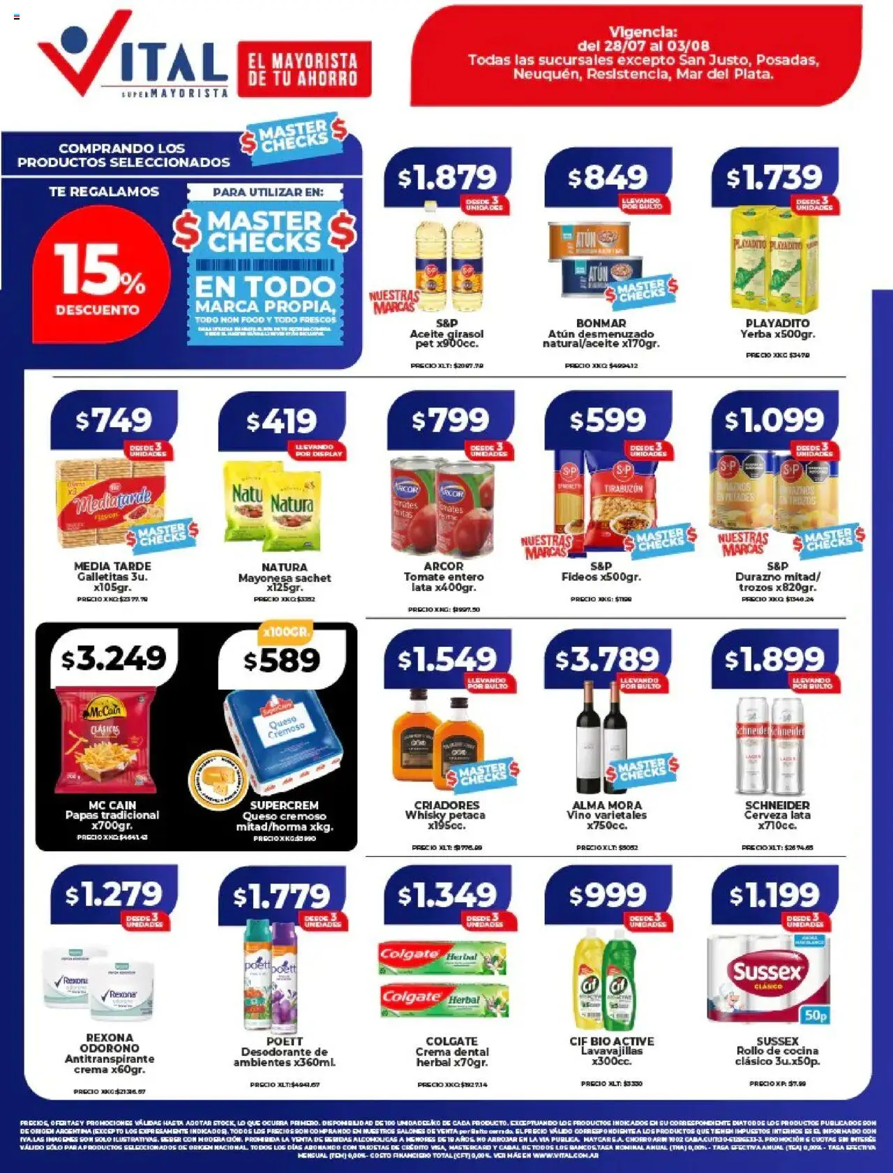 Vital Ofertas del 28/07/2025 >> Catálogo
