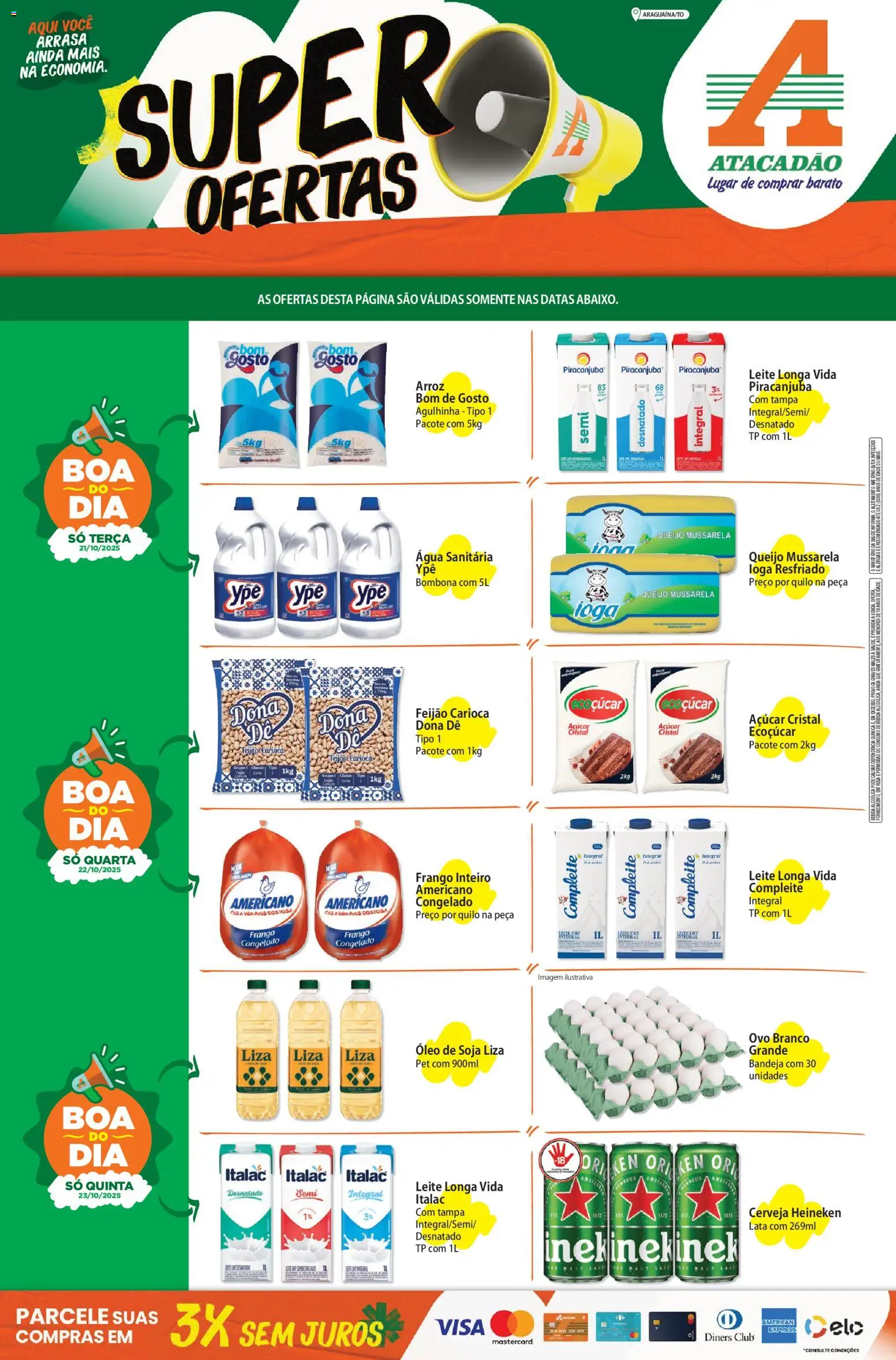 Atacadão folheto "Ofertas - TO" válido a partir de 21/10/2025 - número de página 1