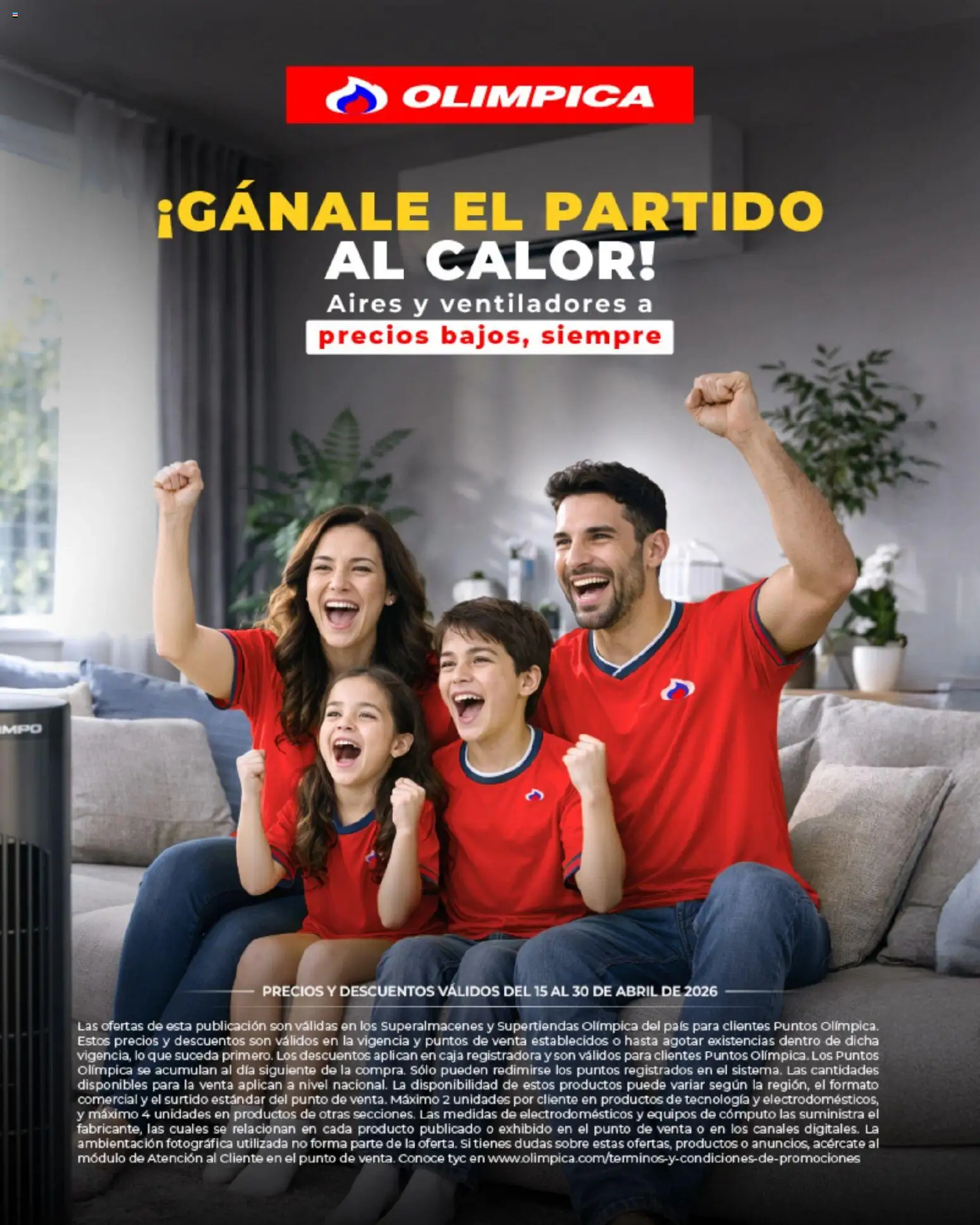  Vista previa del prospecto Olímpica catálogo del almacen Olímpica válida del 15/04/2026 al 30/04/2026