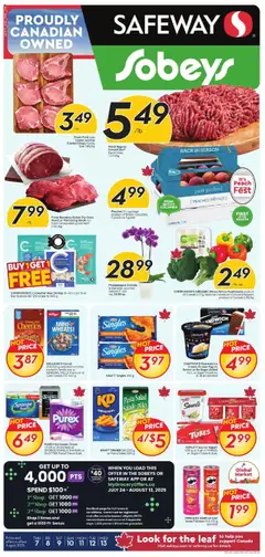 Preview of leaflet Weekly Flyer - AB from shop Sobeys is valid from Aug 07, 2025