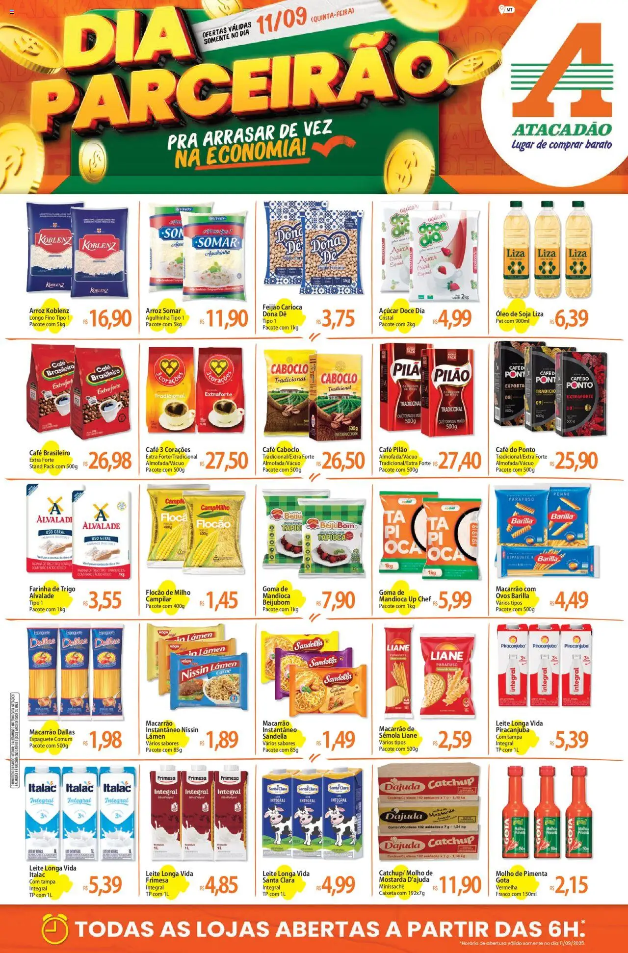 Atacadão folheto "Ofertas - MT" válido a partir de 11/09/2025 - número de página 1